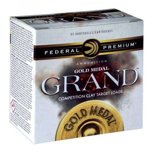 FEDERAL Gmt17175 Premium Gold Medal Grand Paper 12 Gauge 2.75 1 1/8 Oz 7.5 Shot 25 Bx/ 10 Cs