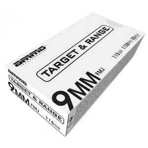 Ammo Inc Target & Range 9mm, 115gr FMJ, 50rd Box