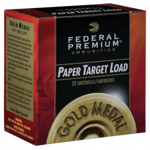 FEDERAL Gmt1178 Premium Gold Medal Grand Paper 12 Gauge 2.75 1 1/8 Oz 8 Shot 25 Bx/ 10 Cs
