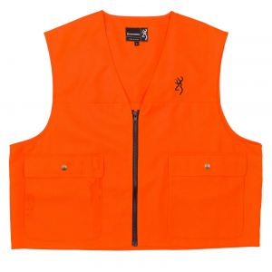 Browning Orange Blaze Zip-Up Safety Vest Extra Large