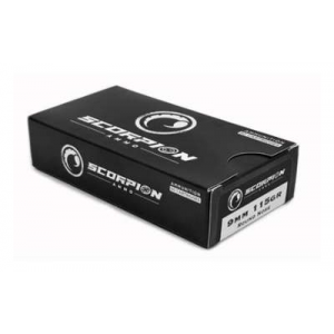 SCORPIO AMMO 9MM 115GR FMJ PISTOL AMMUNITION 50rd BOX