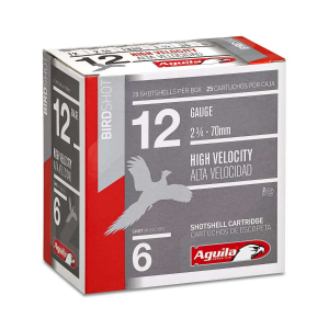 AGUILA 1chb1206 Field 12 Gauge 2.75 1 1/4 Oz 6 Shot 25 Bx/ 10 Cs