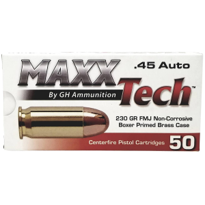 MAXXTECH Brass FMJ Ammo