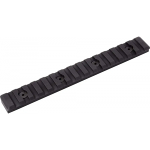 TIMBER CREEK OUTDOOR INC M15SPRBL M-Lok Picatinny Rail  AR-Platform 15-Slot Black Hardcoat Anodized