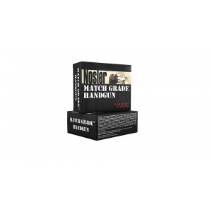 NOSLER 51286 Match Grade 9mm Luger 124 Gr Jacketed Hollow Point (jhp) 20 Bx/ 20 Cs