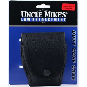 Uncle Mikes 88781 Duty Cuff Case  with Flap Nylon Black