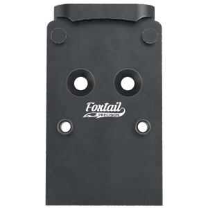 Foxtail Precision 100006 Red Dot Adapter Plate for Optics-Ready Pistol  Black Anodized Glock MOS