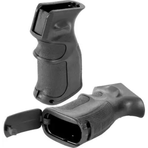 JE AK47 ERGONOMIC PISTOL GRIP W/SINGLE FINGER GROOVE BLACK
