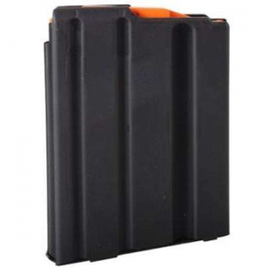 C Products Defense Inc 5X23041188CPD DURAMAG  223 Rem,5.56x45mm NATO AR-15 5rd Black w/Orange Follower Stainless Steel