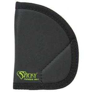 Sticky Holsters MD5 MD-5  Ruger LCR/S&W J-Frame Latex Free Synthetic Rubber Black w/Green Logo