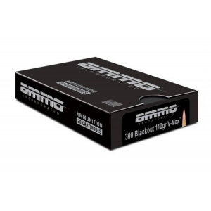 Ammunition 300 AAC Blackout 110 Grain Hornady V-MAX 20rd BOX