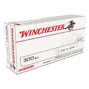 Winchester Ammo USA300BLK USA  300 Blackout 125 gr Open Tip Range 20 Bx/ 10 Cs