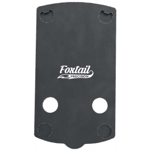 Foxtail Precision 100005 Red Dot Adapter Plate for Optics-Ready Pistol  Black Anodized Glock 43X/48 MOS Springfield Armory OSP