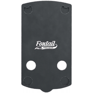 Foxtail Precision 100009 Red Dot Adapter Plate for Optics-Ready Pistol  Black Anodized Glock 43X/48 MOS Springfield Armory OSP