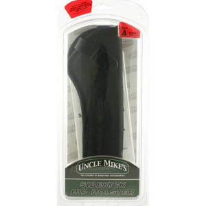 Uncle Mikes 81041 Sidekick  Black Nylon Hip 7-8.5 Med, Lg DA Revolver Right Hand