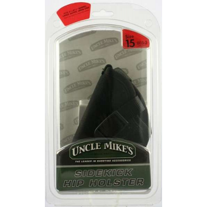 Uncle Mikes 81152 Sidekick  Belt LH 3-4.5 Lg Auto, Open End Nylon Black