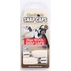 Carlsons 00106 Snap Cap  20 Gauge Wool w/Aluminum Base 2 Per Box