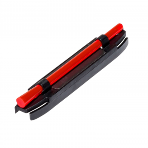 Hiviz S300R S Series Front Sight Rem Field/Benelli SBE Red Fiber Optic Black from .218 - .328 (7/32 - 21/64); 5.5mm - 8.3mm)