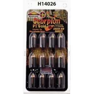 HARVESTER Scorpion 50 Cal. 260gr .451 Poly Tip Sabot 12pk