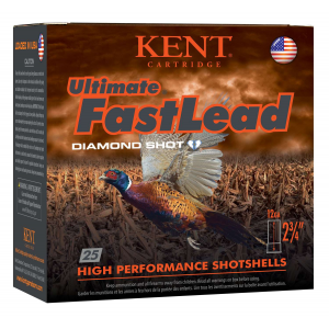 KENT Cartridge K122ufl365 Ultimate Fast Lead 12 Gauge 2.75 1 1/4 Oz 5 Shot 25 Bx/ 10 Cs