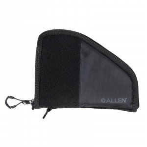 ALLEN 78-7 PISTOL CASE W/MAG POUCH COMPACT BLK