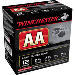 Winchester Ammo AA Xtra-Lite 12 GA 2.75 1 oz #7.5 25rds