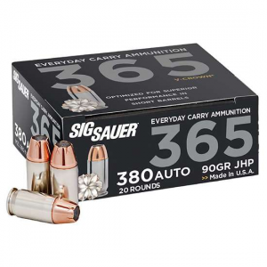 SIG SAUER ELITE V-CROWN JHP Ammo