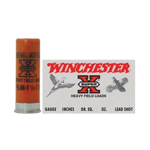 Winchester Ammo XU12SP8 Super-X Heavy Game Load 12 Gauge 2.75 1 1/4 oz 8 Shot 25 Bx/ 10 Cs