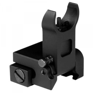 Aim Sports MT200 AR Low Profile Flip Up Front Sight AR-15 Folding Black Anodized