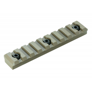 Timber Creek Outdoors M9SPRFDE M-LOK 9 Slot Picatinny Rail  FDE Aluminum Fits AR-Platform
