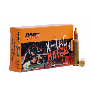PMC 223xm X-tac Match 223 Rem 77 Gr Open Tip Match (otm) 20 Bx/ 40 Cs
