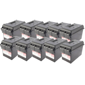 MTM AC50C-40 AMMO CAN 50 CALIBER BLACK - 10 PACK