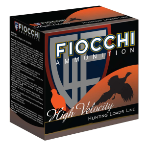 Fiocchi 12HV4 High Velocity 12 Gauge 2.75 1 1/4 oz 4 Shot Shotgun Ammunition 25rd Box