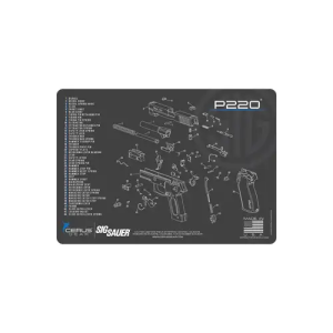 SIG SAUER P220 HANDGUN MAT 17X12 GRAY