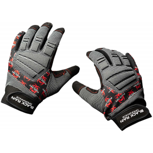 BRO TACT-GLOVE-GRY/BLK/RD-XL TACT GLOVE B/G/R XL