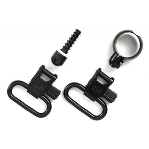 Uncle Mikes 13312 Rifle Swivels Full Band  1.25 Lever Black Winchester, Marlin