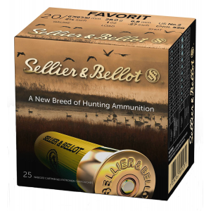 Sellier & Bellot SB20BSA Favorit 20 GA 2.75 Buckshot 2 Buck 1oz 25rds