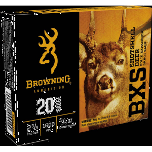 BROWNING Ammunition Bxs Shotshell Deer 20 Ga 2.75'' 3/4oz Sabot Slug 5rds