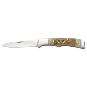 Browning Joint Venture 2 8Cr13MoV Stainless Steel Drop Point Sheep Horn