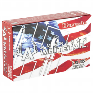 Hornady 86271 American Whitetail Interlock 12ga 325 GR Slug 5Box/20Case
