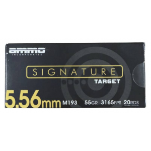 AMMO Inc Signature 5.56 55gr M193 Fmj Ammunition 20rd Box