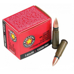 RED Army Standard 7.62x39mm, 122gr Fmj, 20rd Box