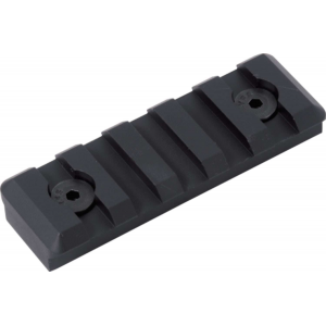 TIMBER CREEK OUTDOOR INC M5SPRBL M-Lok Picatinny Rail  AR-Platform 5-Slot Black Hardcoat Anodized