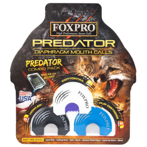 Foxpro COY COMBO Predator Combo  Coyote, Cottontail One/Three Reed Diaphragm Calls