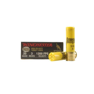 Winchester Ammo STH2034 Double X High Velocity 20 Gauge 3 1 5/16 oz 4 Shot 10 Bx/ 10 Cs