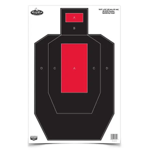 Birchwood Casey 35743 Dirty Bird  IPSC Hanging Tagboard Target 16.50 x 24 3 Per Pack