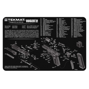 TekMat TEKR17RUGER-SR9 Original Cleaning Mat  Ruger SR9 Parts Diagram 11 x 17
