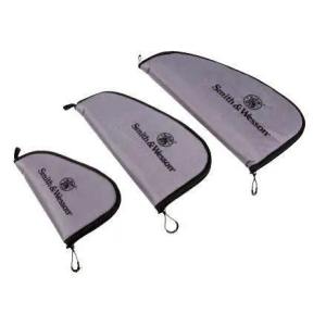 M&P Accessories 110018 Defender Handgun Case Small Gray w/Black Trim Handgun Nylon