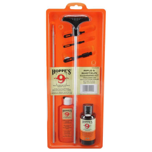 Hoppes UOB Rifle/Shotgun Cleaning Kit Multi-Caliber Clamshell