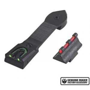 Ruger 90340 10/22 Fiber Optic Sight 10/22 Fiber Optic Ruger 10/22 Red/Green Black